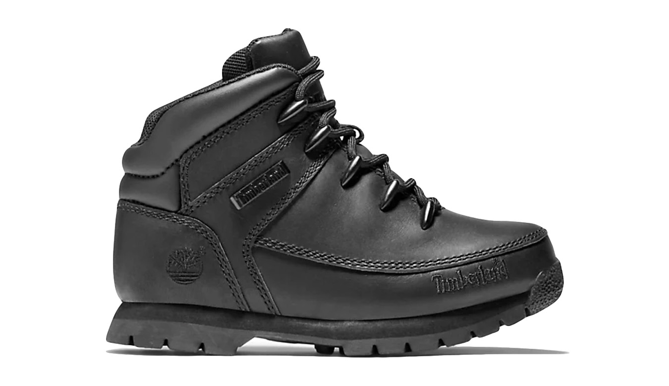 Timberland Euro Sprint Full-Grain Mid Hiker - Pánské - Tenisky Timberland - Černé - A13KB-001 - Velikost: 36