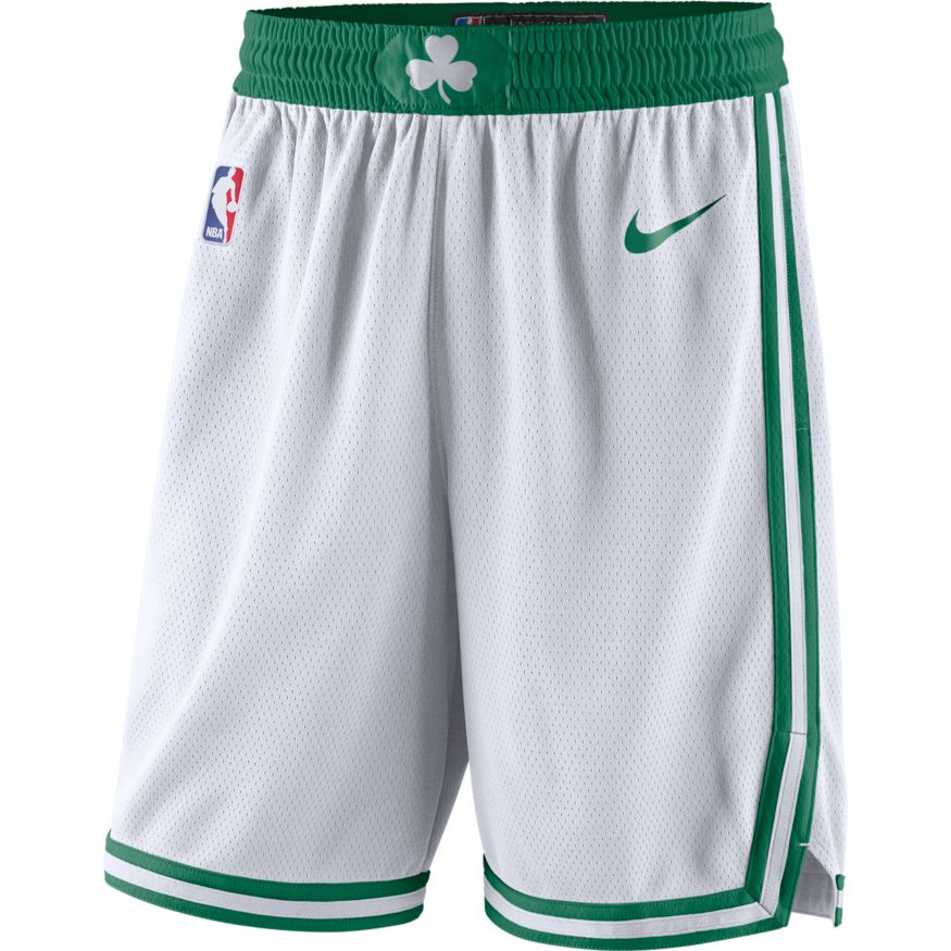 Nike NBA Dri-FIT Boston Celtics Swingman Shorts - Pánské - Kraťasy Nike - Bílé - AJ5586-100 - Velikost: S