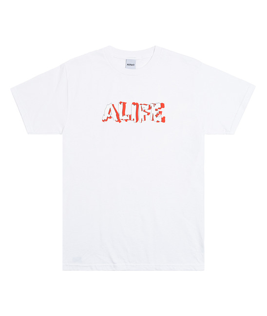Alife Drip Tee White - Pánské - Triko Alife - Bílé - ALIFW20_62 - Velikost: 2XL