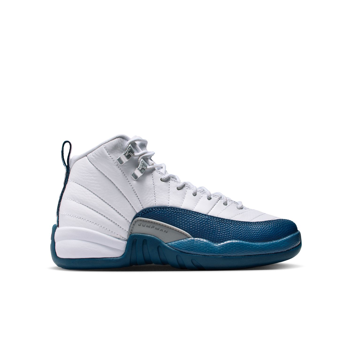 Air Jordan 12 Retro "French Blue" (GS) - Dětské - Tenisky Jordan - Bílé - 153265-114 - Velikost: 38