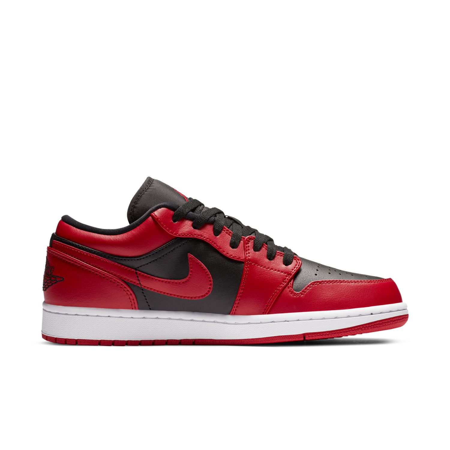Levně Air Jordan 1 Low "Reverse Bred" - Pánské - Tenisky Jordan - Červené - 553558-606
