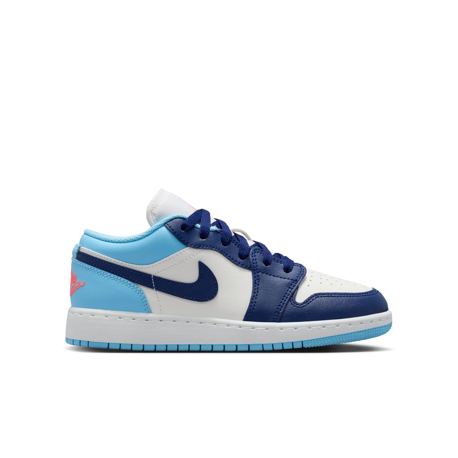 Levně Air Jordan 1 Low "Blue Chill" (GS) - Dětské - Tenisky Jordan - Bílé - 553560-149