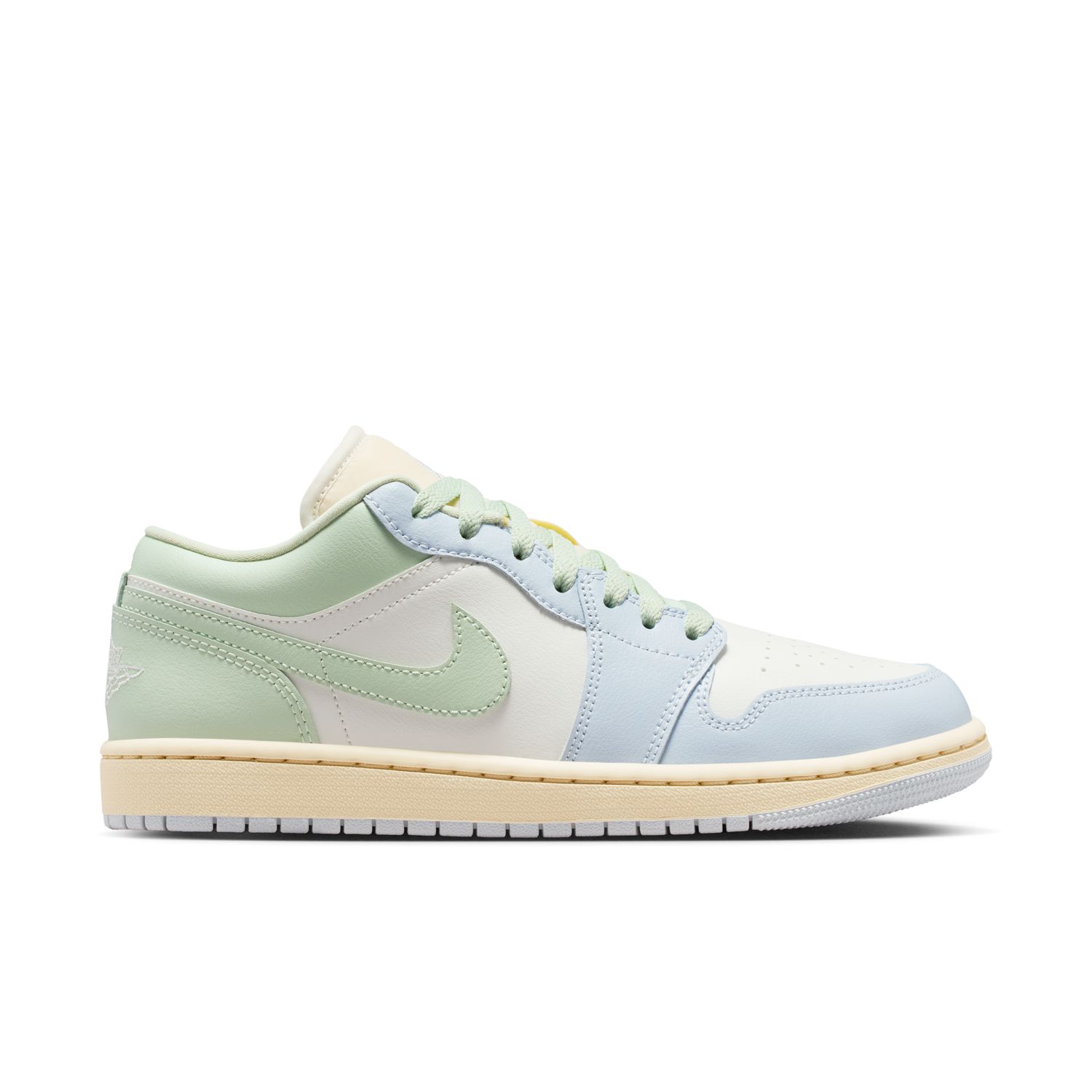 Levně Air Jordan 1 Low "Sail Aura" Wmns - Dámské - Tenisky Jordan - Bílé - DC0774-108