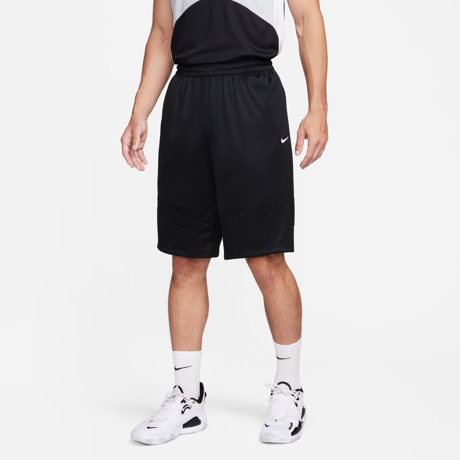Nike Icon Dri-FIT 11" Basketball Shorts Black - Pánské - Kraťasy Nike - Černé - DQ5822-016 - Velikost: S