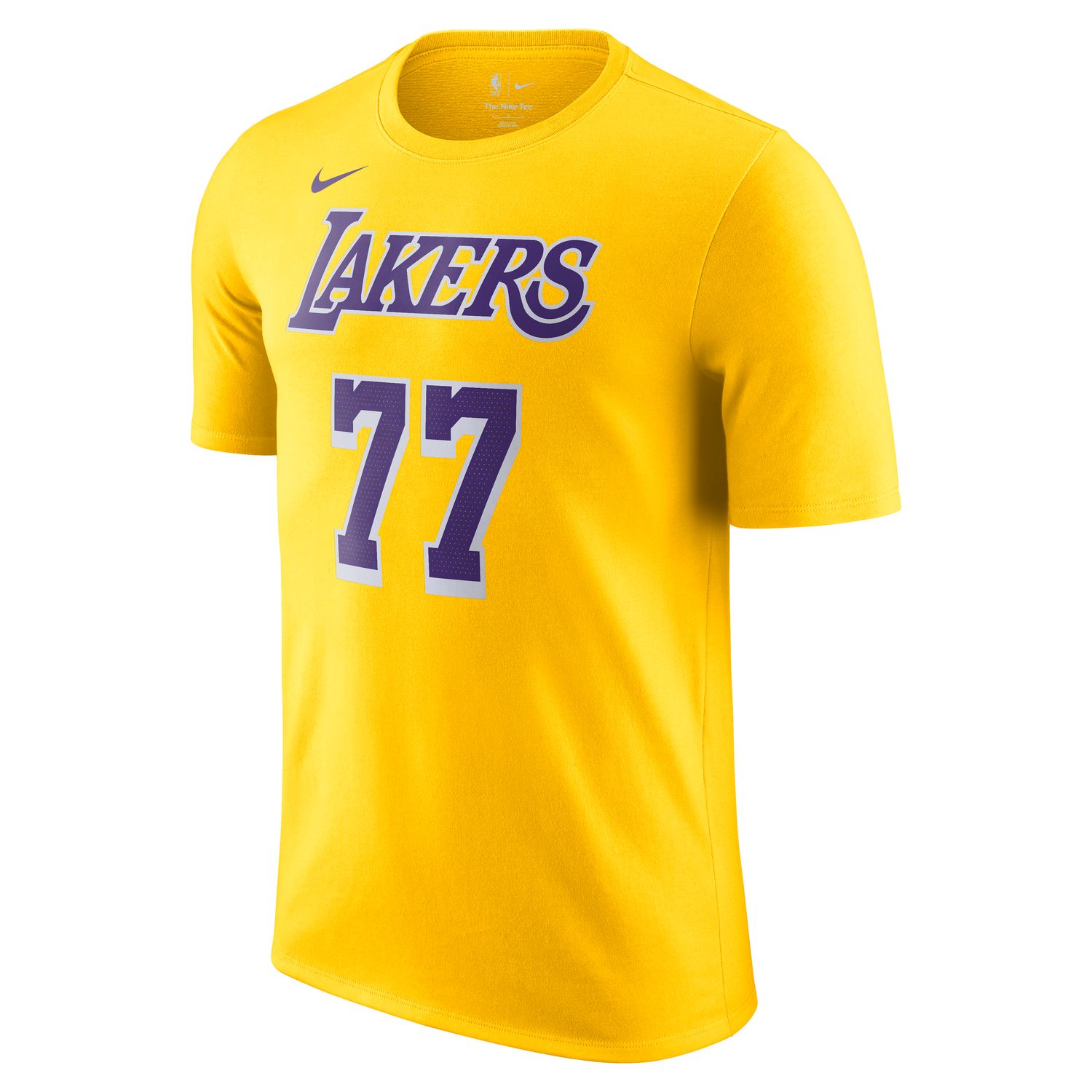 Nike NBA Luka Dončić Los Angeles Lakers Icon Edition Tee Amarillo - Pánské - Triko Nike - Žluté - DR6380-733 - Velikost: S