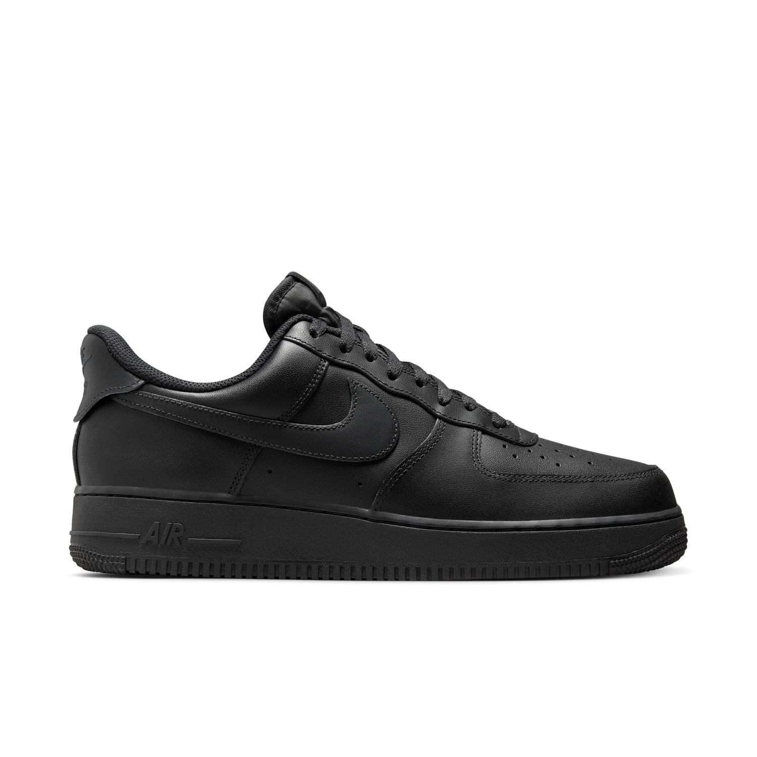 Levně Nike Air Force 1 '07 EasyOn "Triple Black" - Pánské - Tenisky Nike - Černé - FD1146-001