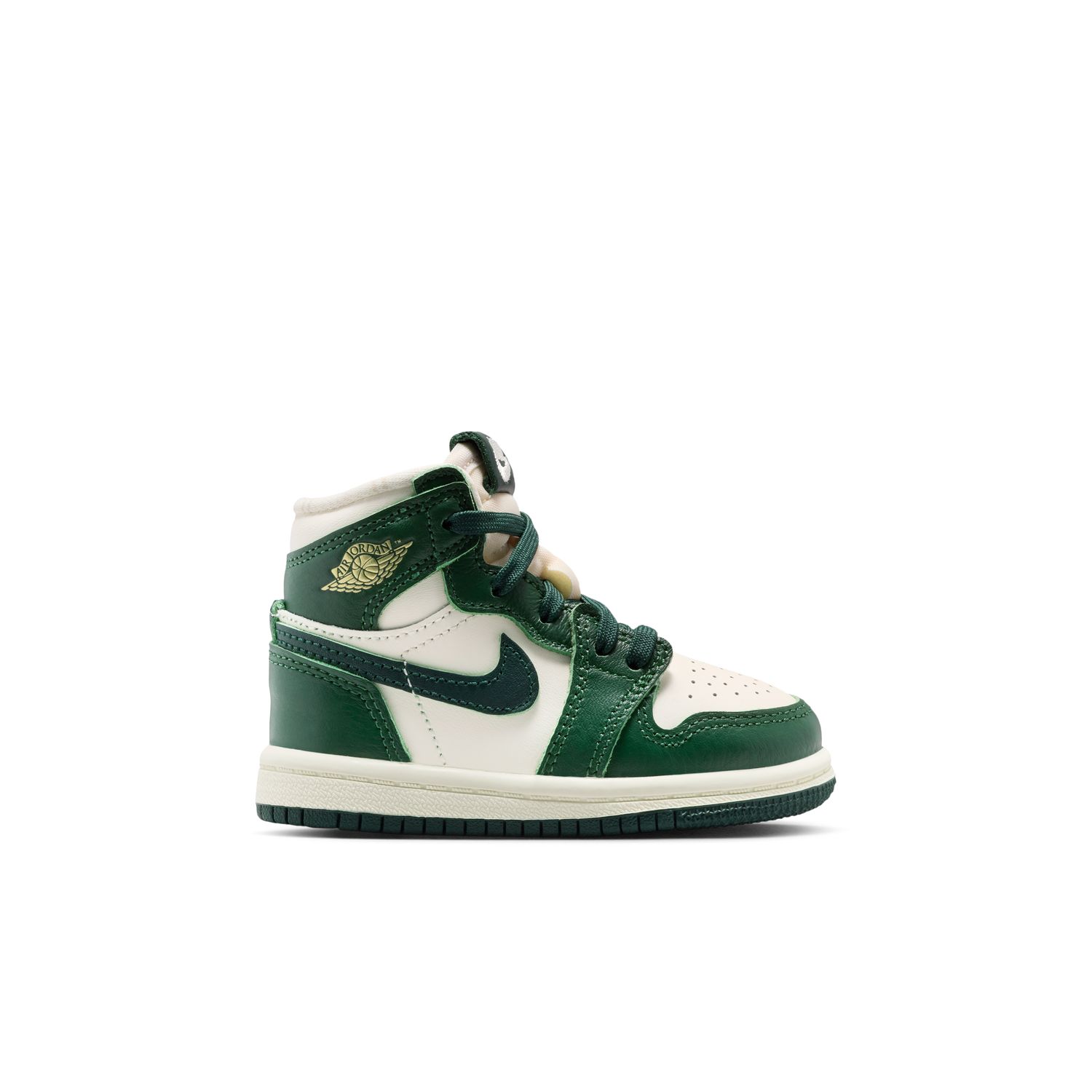 Air Jordan 1 Retro High OG "Fir Pro Green" (TD) - Dětské - Tenisky Jordan - Bílé - FD2598-101 - Velikost: 21