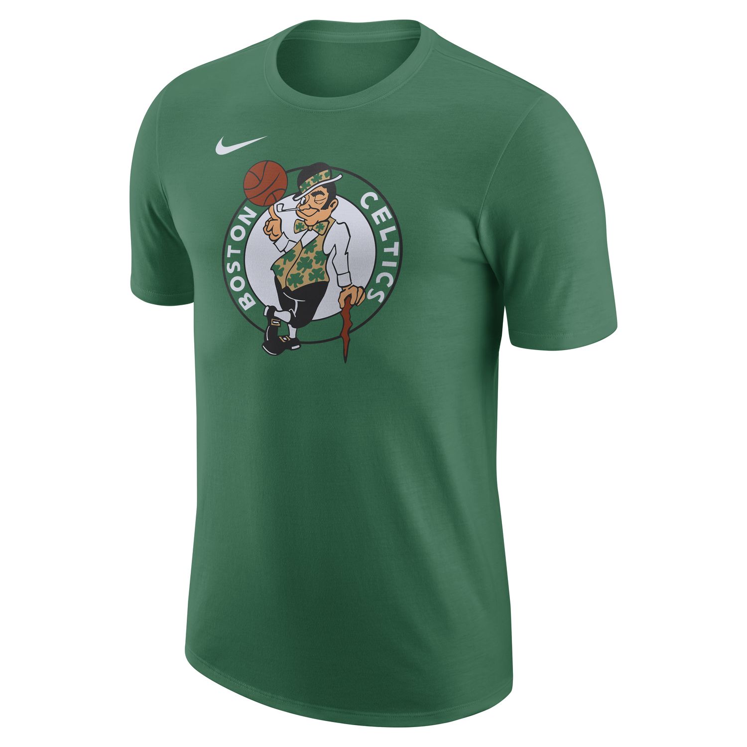 Levně Nike NBA Boston Celtics Essential Logo Tee Clover - Pánské - Triko Nike - Zelené - FJ0228-312