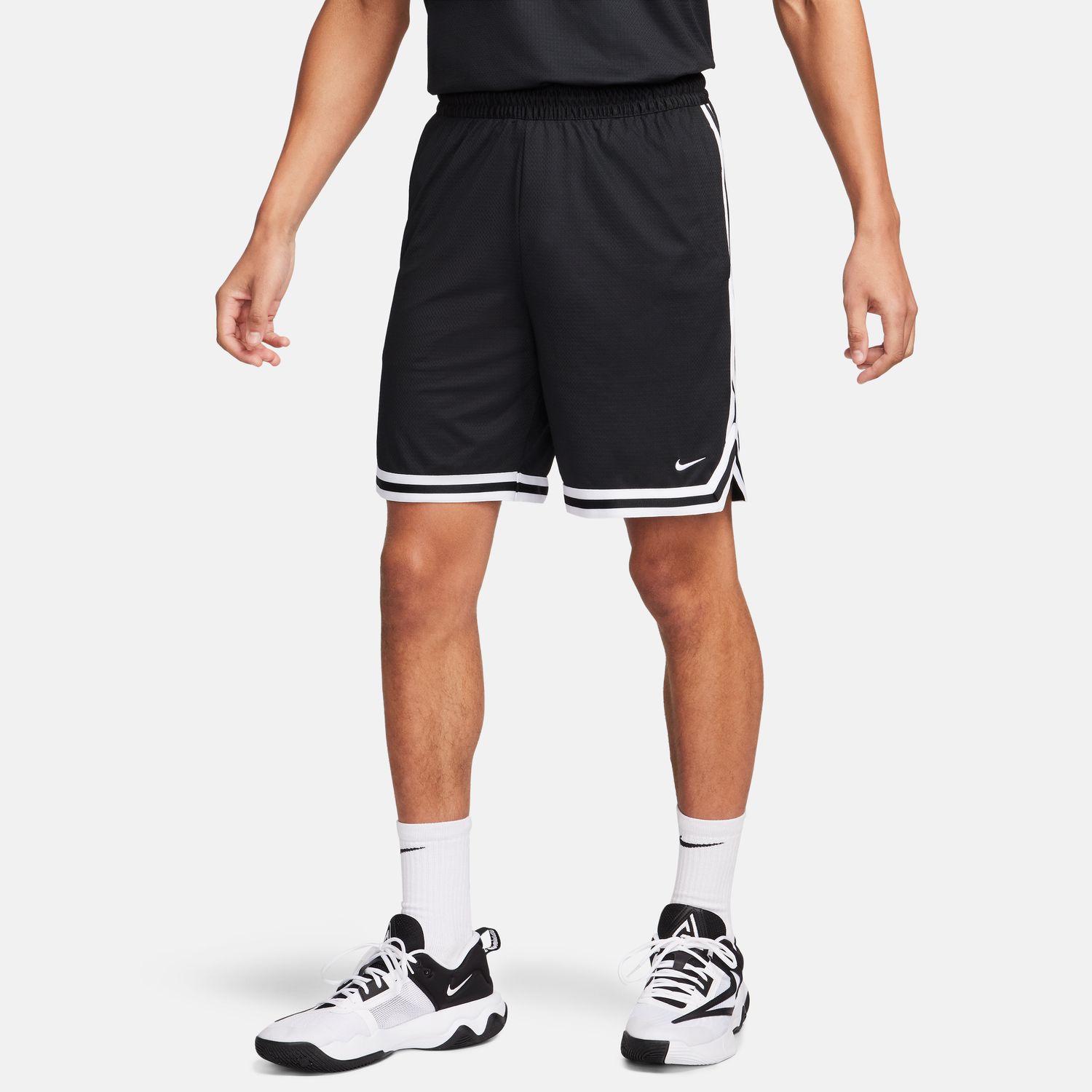 Nike DNA Dri-FIT 8" Basketball Shorts Black - Pánské - Kraťasy Nike - Černé - FN2651-010 - Velikost: S