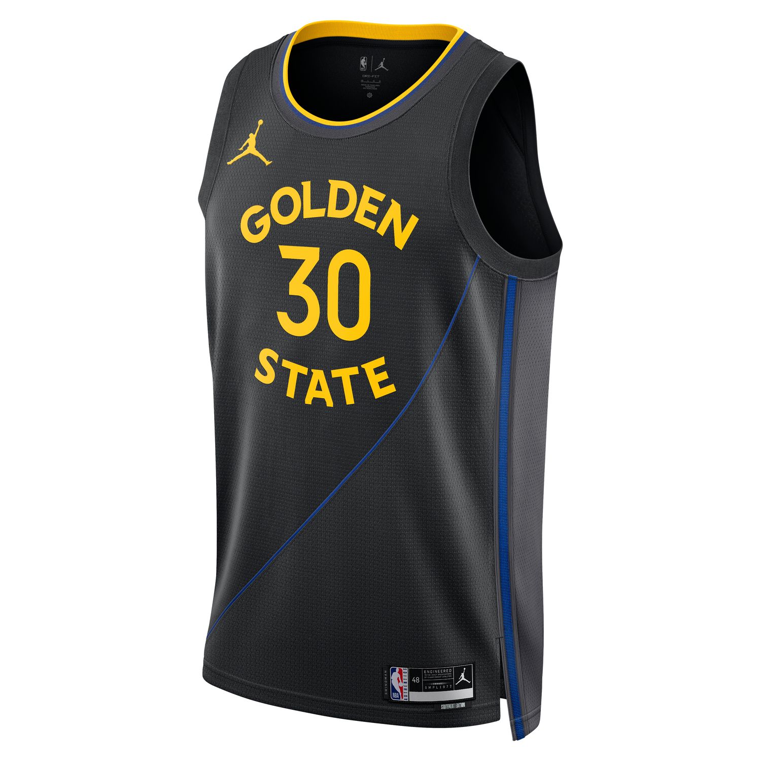 Jordan Dri-FIT NBA Stephen Curry Golden State Warriors 2024/25 Statement Edition Swingman Jersey - Pánské - Dres Jordan - Černé - FQ4719-010 - Velikos