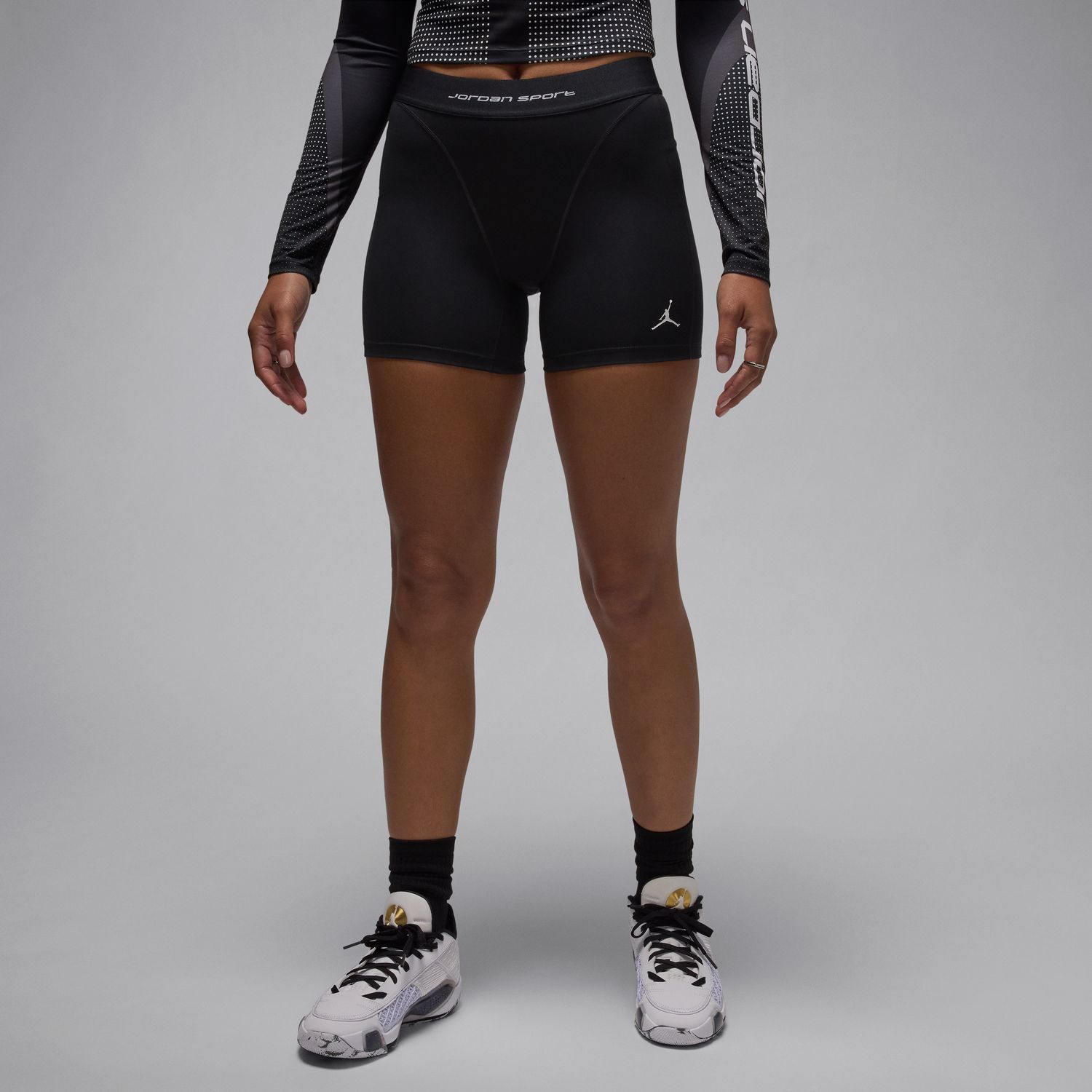 Jordan Sport Leak Protection: Period Wmns Shorts Black - Dámské - Kraťasy Jordan - Černé - HF9483-010 - Velikost: S