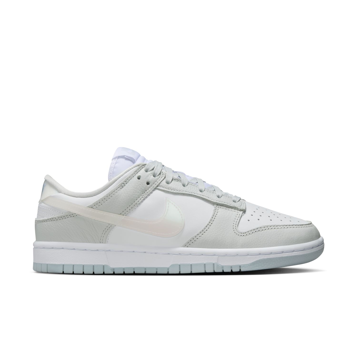 Nike Dunk Low "Iridescent Swoosh" Wmns - Dámské - Tenisky Nike - Šedé - HJ5787-001 - Velikost: 42.5
