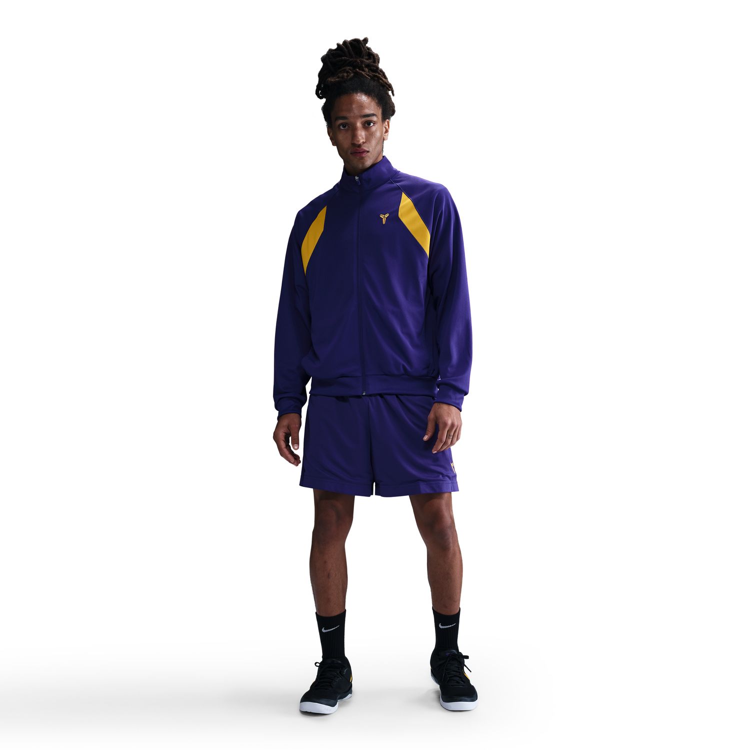 Nike Kobe Dri-FIT Knit Jacket Court Purple - Pánské - Bunda Nike - Fialové - HJ8097-547 - Velikost: 2XL