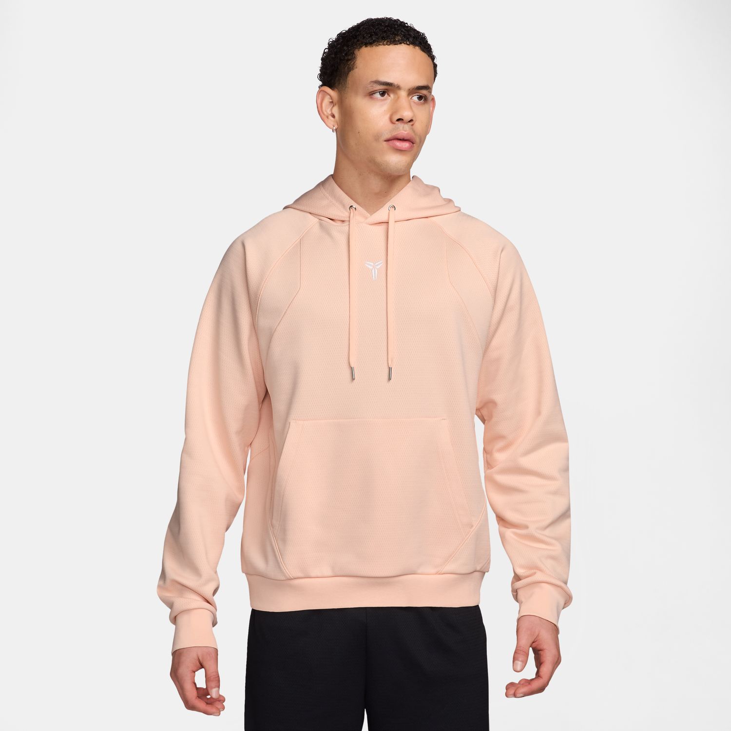 Nike Kobe Therma-FIT Pullover Hoodie Washed Coral - Pánské - Mikina Nike - Červené - HJ8109-664 - Velikost: S