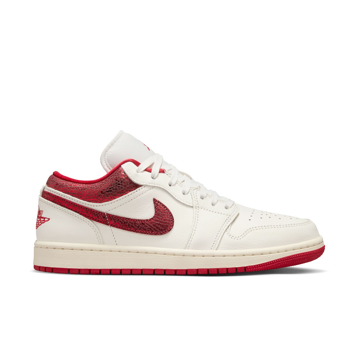 Air Jordan 1 Low SE "Ruby" Wmns - Dámské - Tenisky Jordan - Bílé - HJ9338-106 - Velikost: 40