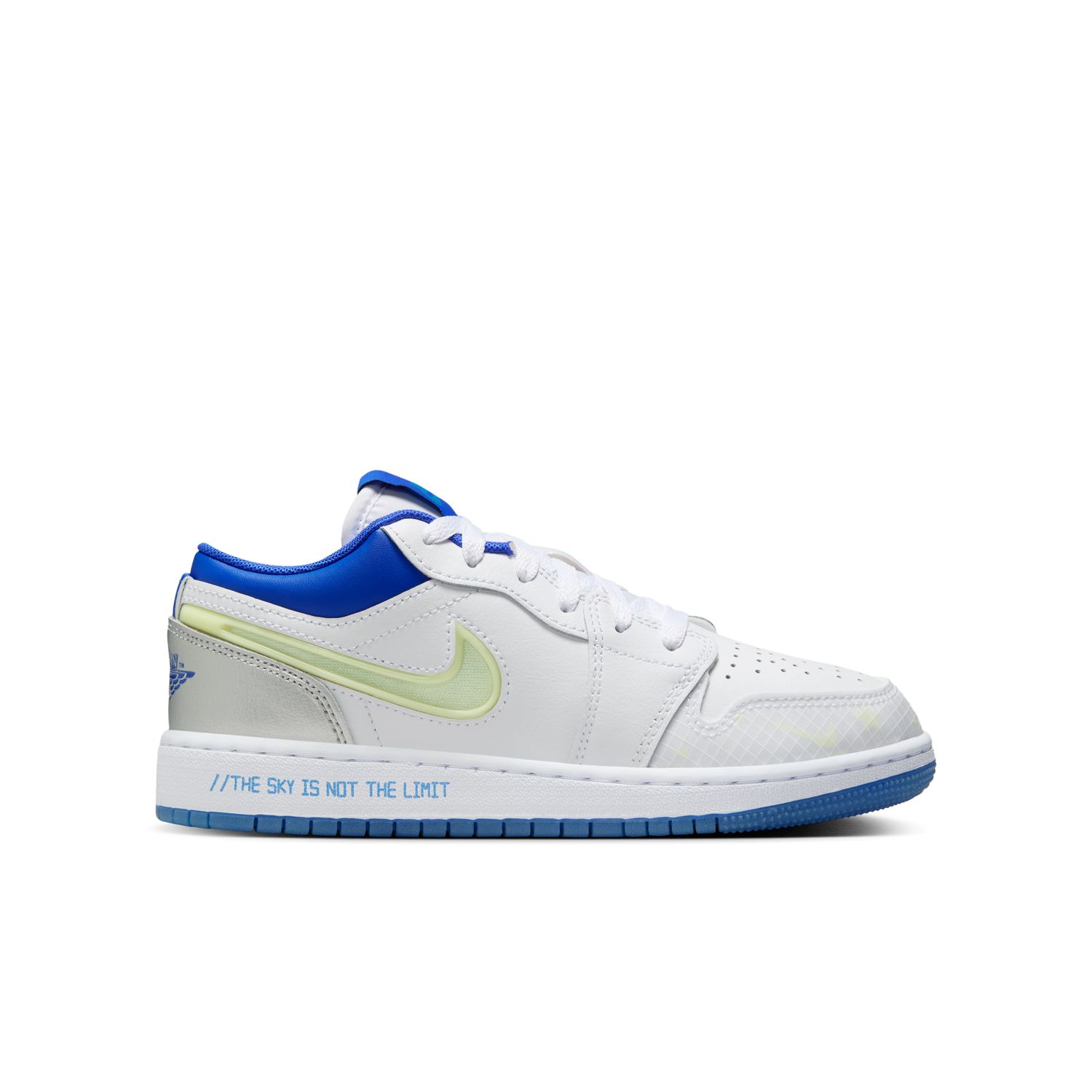 Air Jordan 1 Low "The Sky Is Not The Limit" (GS) - Dětské - Tenisky Jordan - Bílé - HJ9955-100 - Velikost: 38
