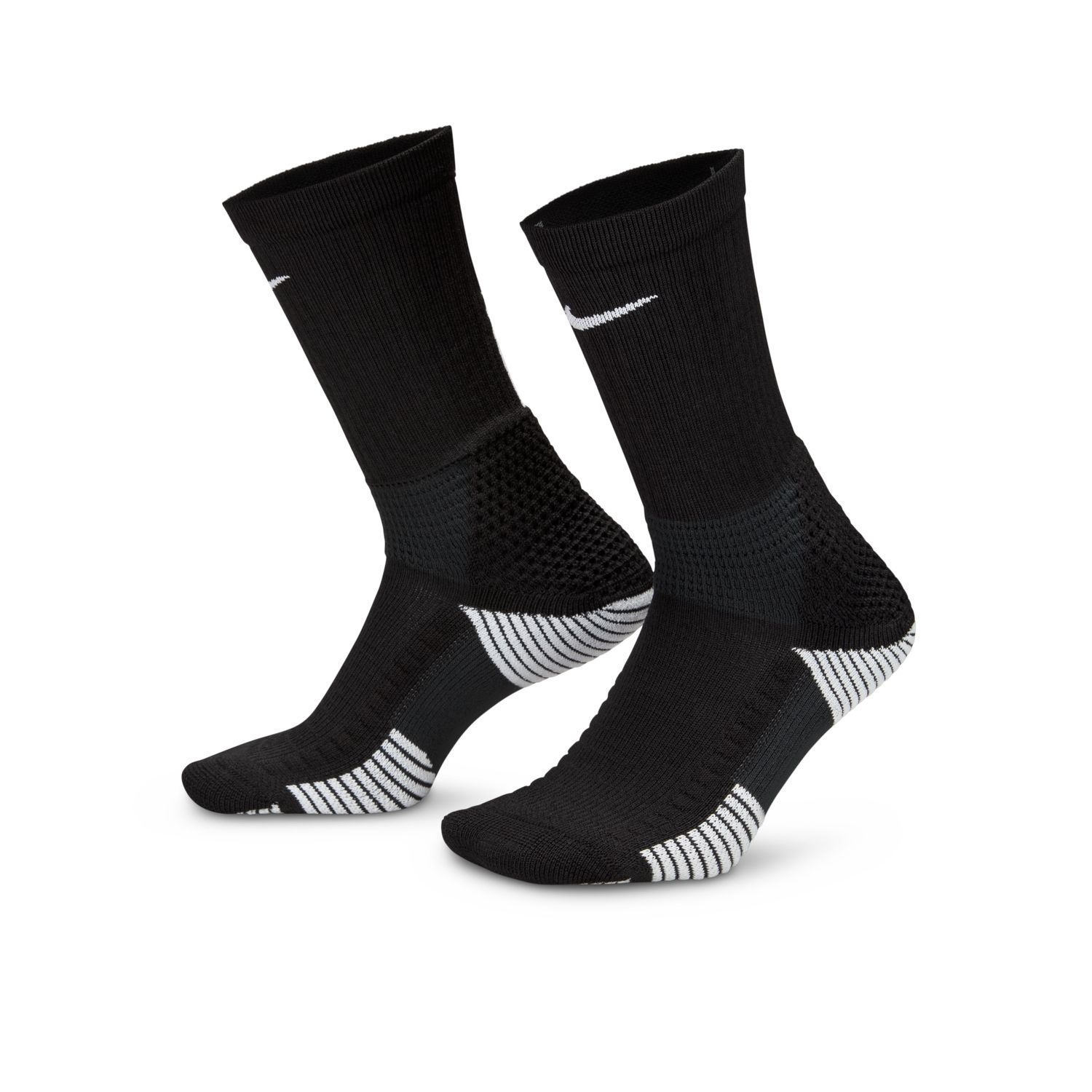 Nike Elite 2.0 Cushioned Crew Socks Black - Unisex - Ponožky Nike - Černé - HM0285-010 - Velikost: S