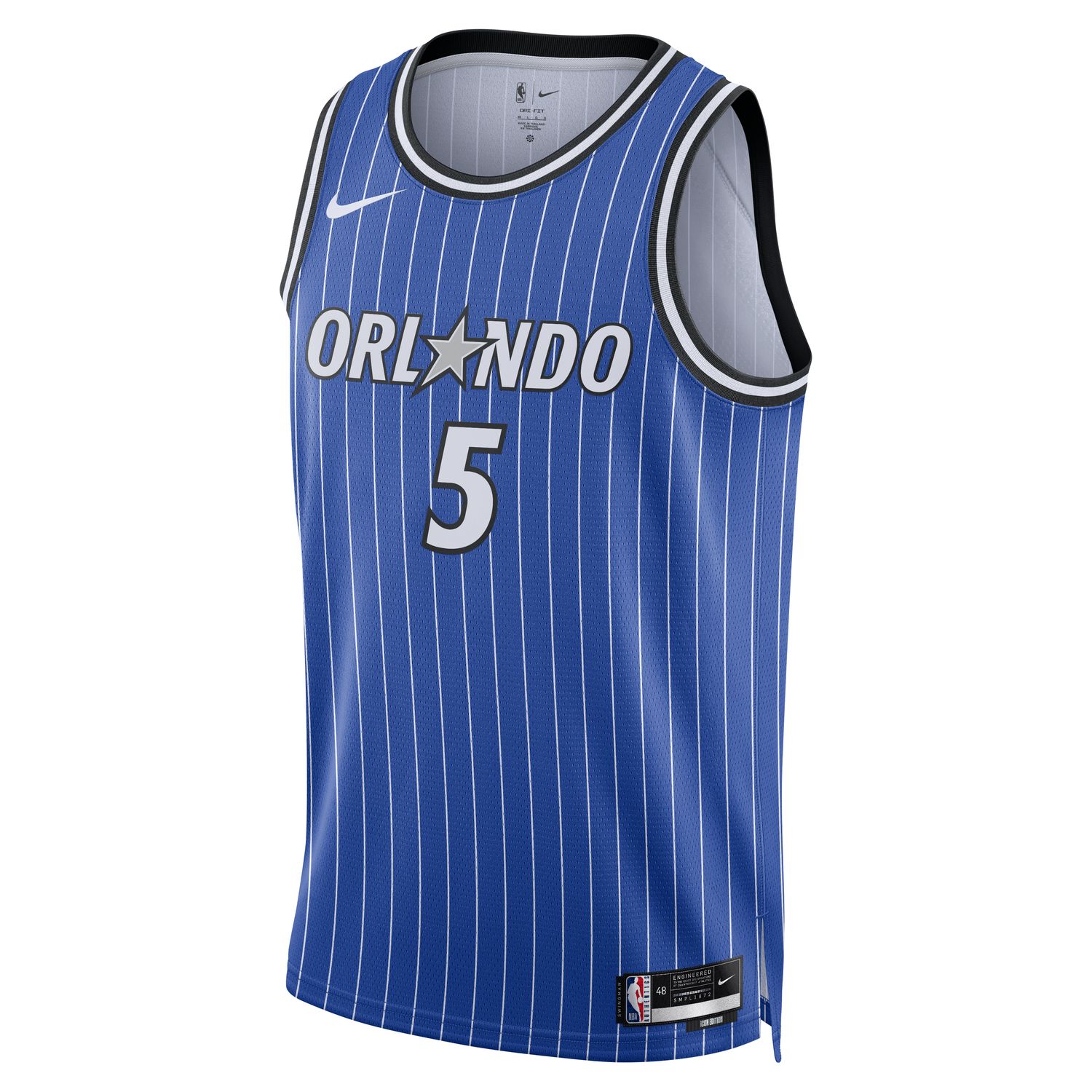 Nike Dri-FIT NBA Paolo Banchero Orlando Magic Icon Edition Swingman Jersey - Pánské - Dres Nike - Modré - HM3988-480 - Velikost: XL
