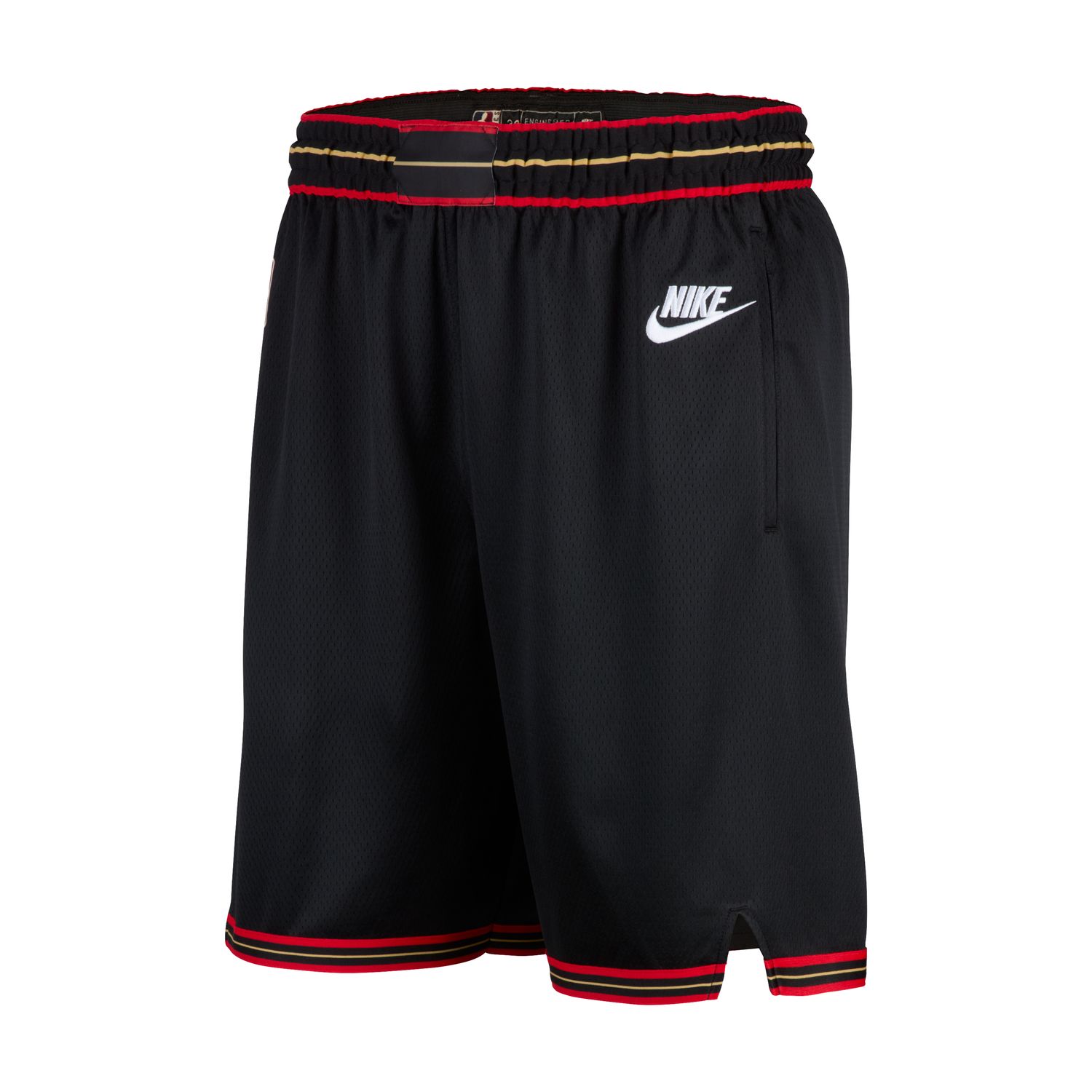 Nike Dri-FIT NBA Philadelphia 76ers Swingman 2025/26 Hardwood Classics Shorts - Pánské - Kraťasy Nike - Černé - HM4841-010 - Velikost: M