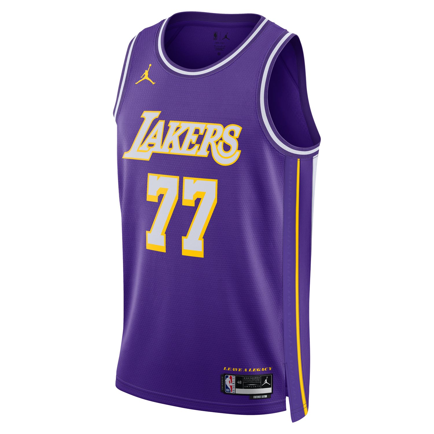 Jordan Dri-FIT NBA Luka Doncic Los Angeles Lakers 2025/26 Statement Edition Swingman Jersey - Pánské - Dres Jordan - Fialové - HM4877-506 - Velikost: