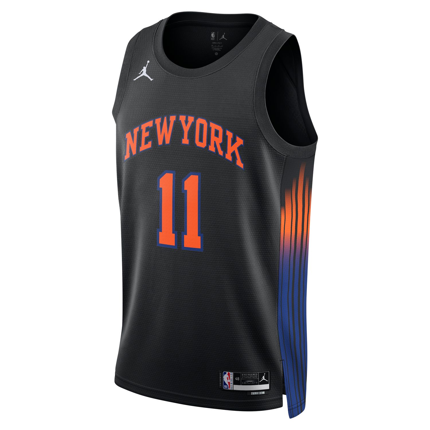 Jordan Dri-FIT NBA New York Knicks 2025/26 Statement Edition Swingman Jersey - Pánské - Dres Jordan - Černé - HM4878-010 - Velikost: S