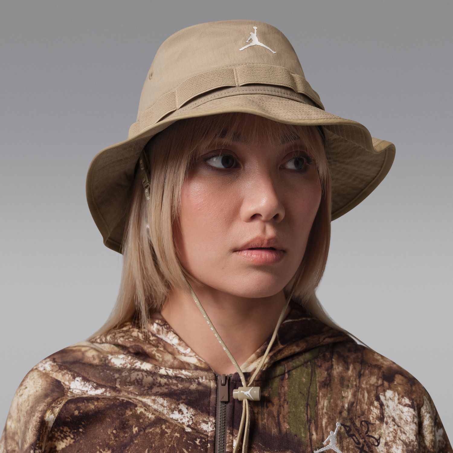 Levně Jordan Apex Jumpman Bucket Hat Khaki - Unisex - Klobouk Jordan - Hnědé - HM5753-247
