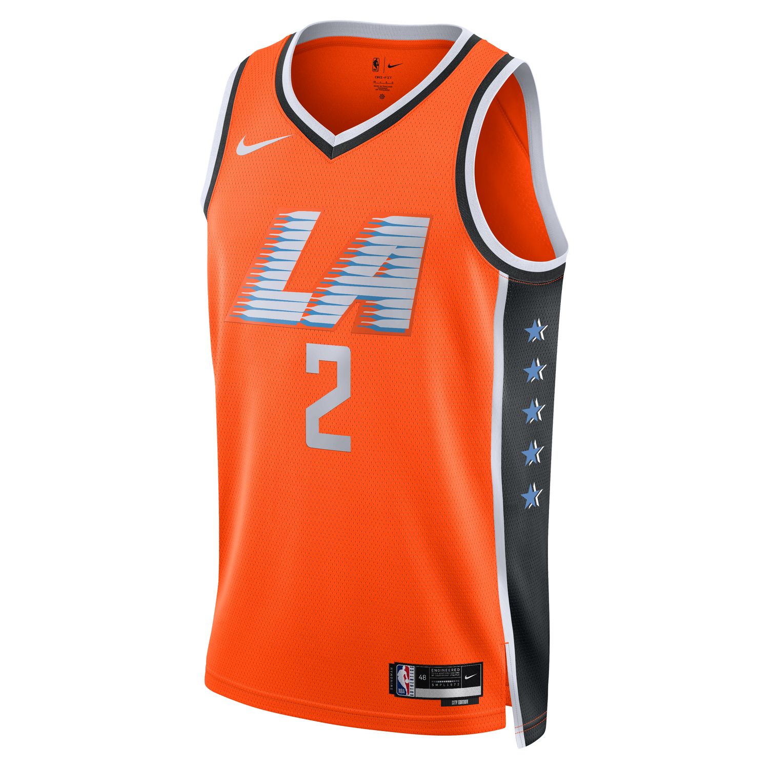 Nike Dri-FIT Los Angeles Clippers Kawhi Leonard Swingman Jersey - Pánské - Dres Nike - Oranžové - HM5984-821 - Velikost: XL