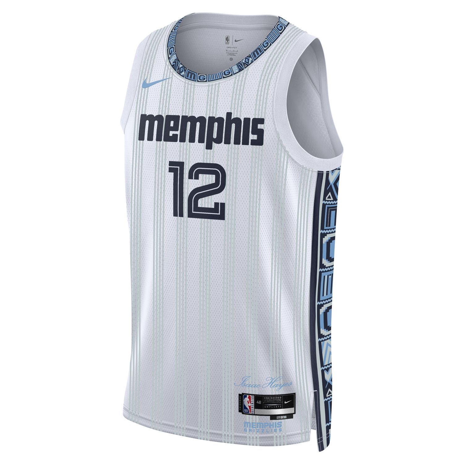 Nike Dri-FIT Memphis Grizzlies Ja Morant Swingman Jersey - Pánské - Dres Nike - Bílé - HM5986-104 - Velikost: XS