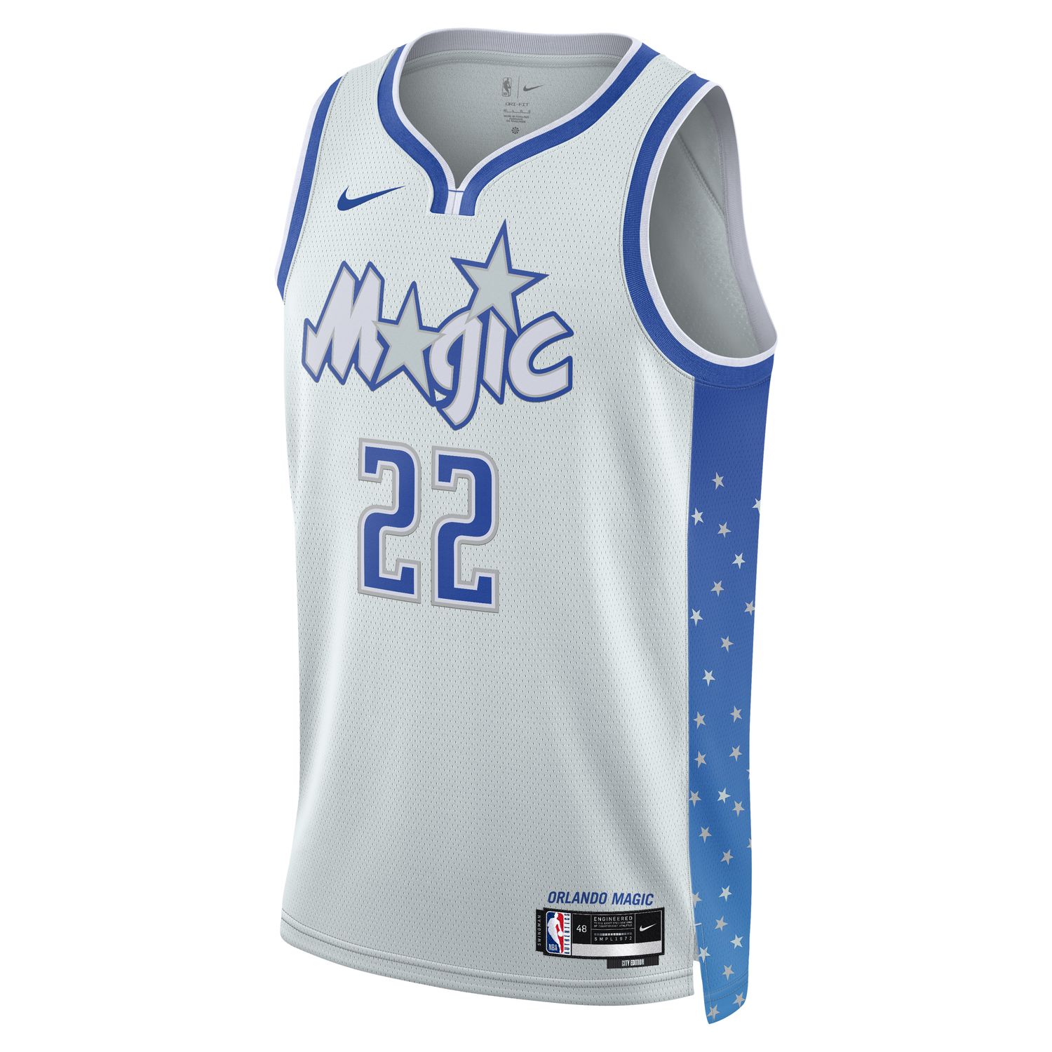 Nike Dri-FIT Orlando Magic Franz Wagner Swingman Jersey - Pánské - Dres Nike - Šedé - HM5991-044 - Velikost: 3XL