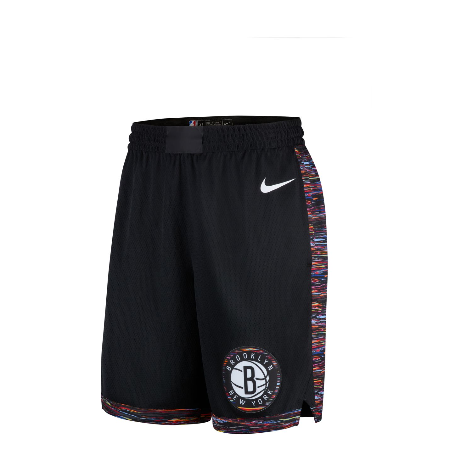 Nike Brooklyn Nets Dri-FIT Swingman Shorts - Pánské - Kraťasy Nike - Černé - HM6028-010 - Velikost: S