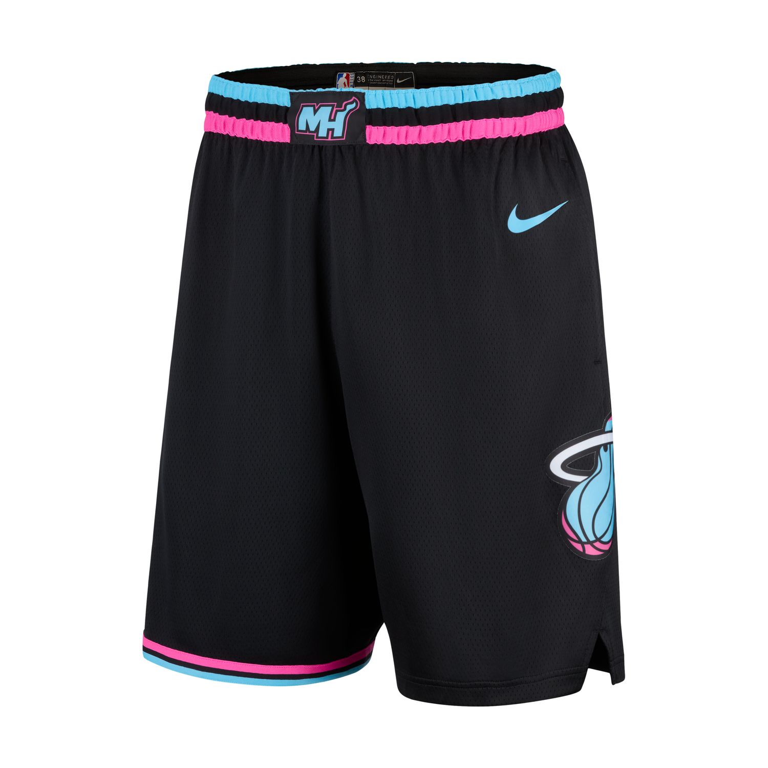Nike Dri-FIT NBA Miami Heat Swingman Shorts - Pánské - Kraťasy Nike - Černé - HM6043-010 - Velikost: XL