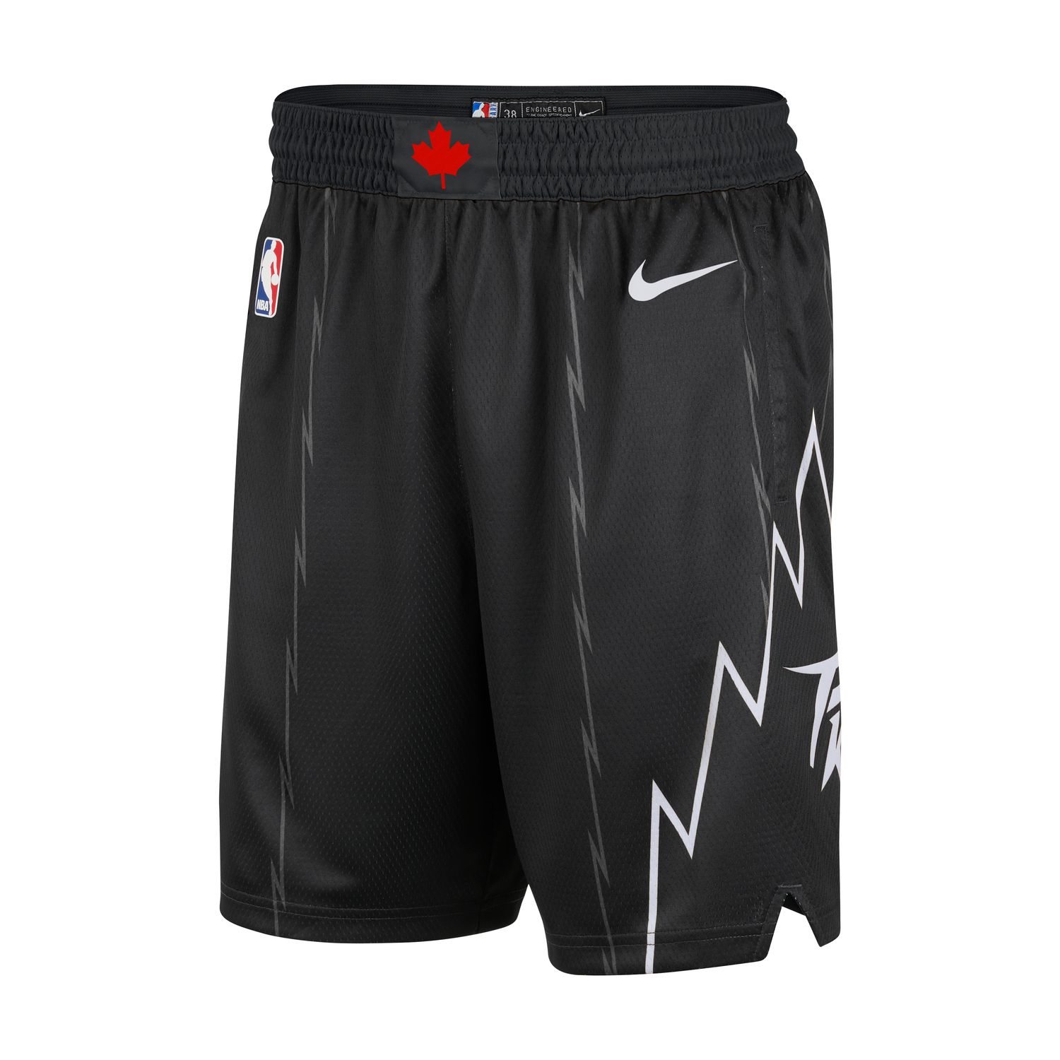 Nike Toronto Raptors Dri-FIT Swingman Shorts - Pánské - Kraťasy Nike - Černé - HM6075-010 - Velikost: S