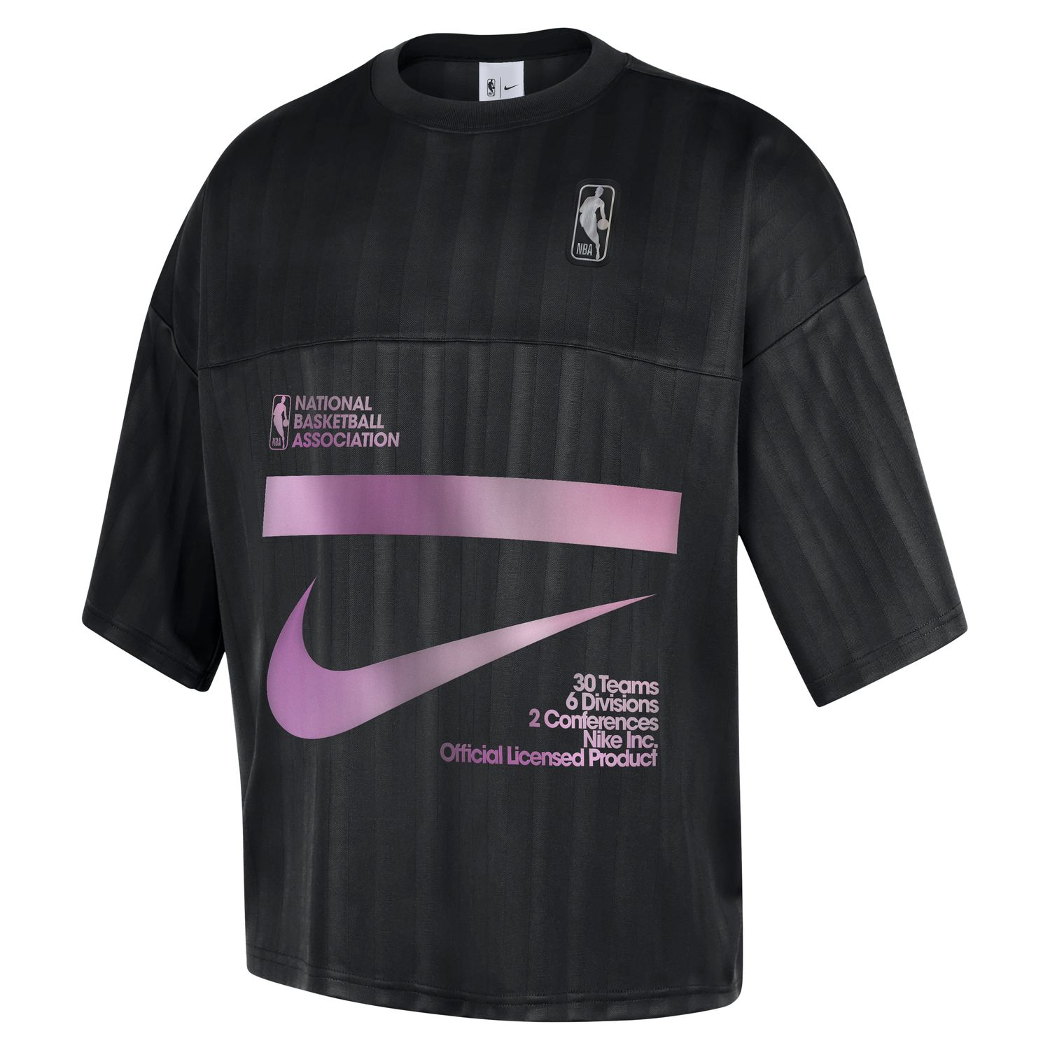Nike NBA Team 31 Trend Short-Sleeve Top - Pánské - Triko Nike - Černé - HM6326-010 - Velikost: 2XL