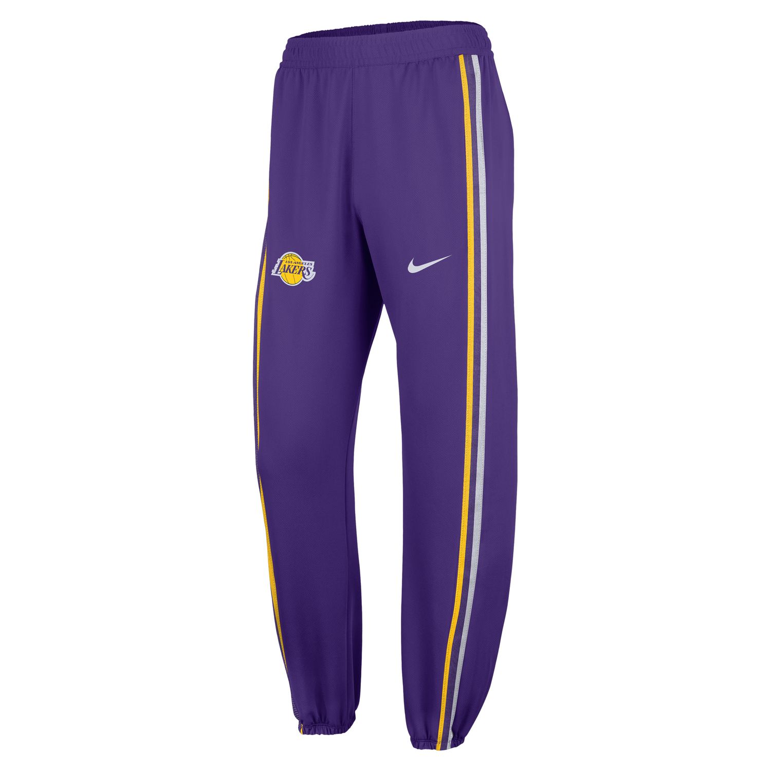 Nike Dri-FIT NBA Los Angeles Lakers Zoned Pants Field Purple - Pánské - Kalhoty Nike - Fialové - HM6910-504 - Velikost: 2XL