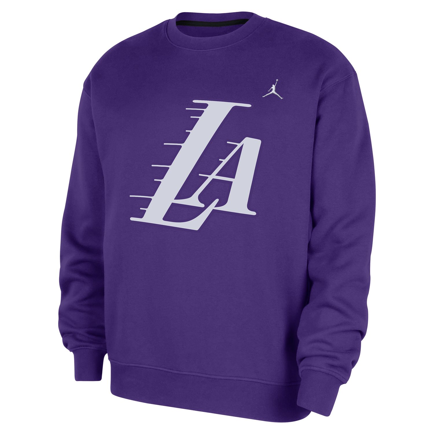 Jordan NBA Los Angeles Lakers Statement Essentials Fleece Crew-Neck Sweatshirt - Pánské - Mikina Jordan - Fialové - HM7588-504 - Velikost: XL