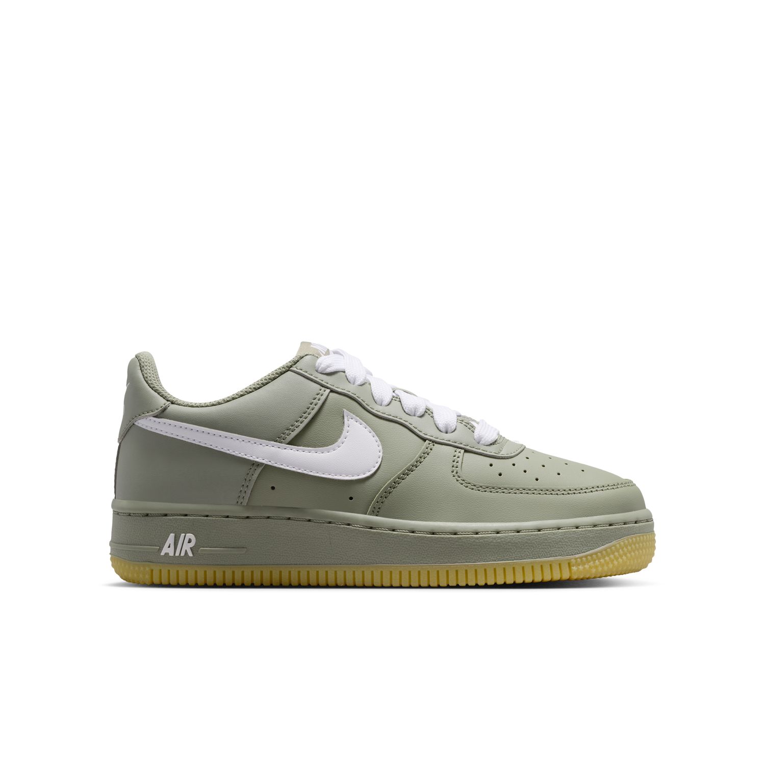 Nike Air Force 1 LV8 "Light Army Gum" (GS) - Dětské - Tenisky Nike - Zelené - HQ1911-300 - Velikost: 37.5