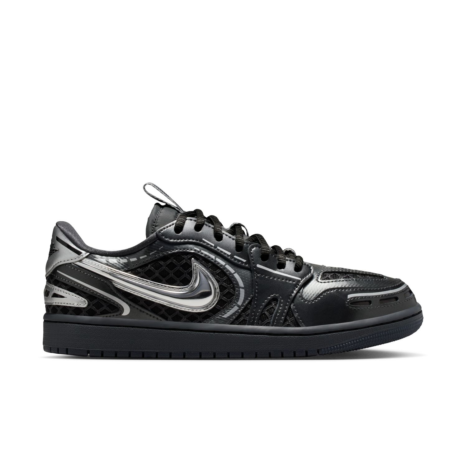 Air Jordan 1 Low Method of Make V3 "Black Metallic Silver" Wmns - Dámské - Tenisky Jordan - Černé - HQ2186-001 - Velikost: 37.5