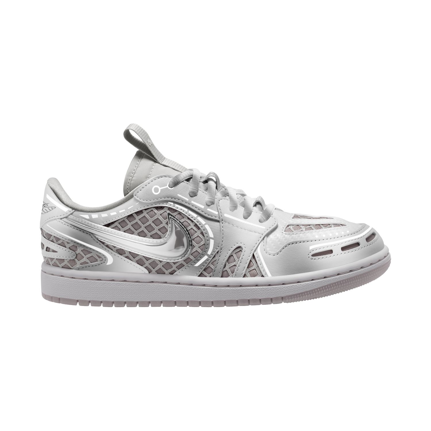 Air Jordan 1 Low Method of Make V3 "Metallic Silver" Wmns - Dámské - Tenisky Jordan - Šedé - HQ2186-002 - Velikost: 40.5
