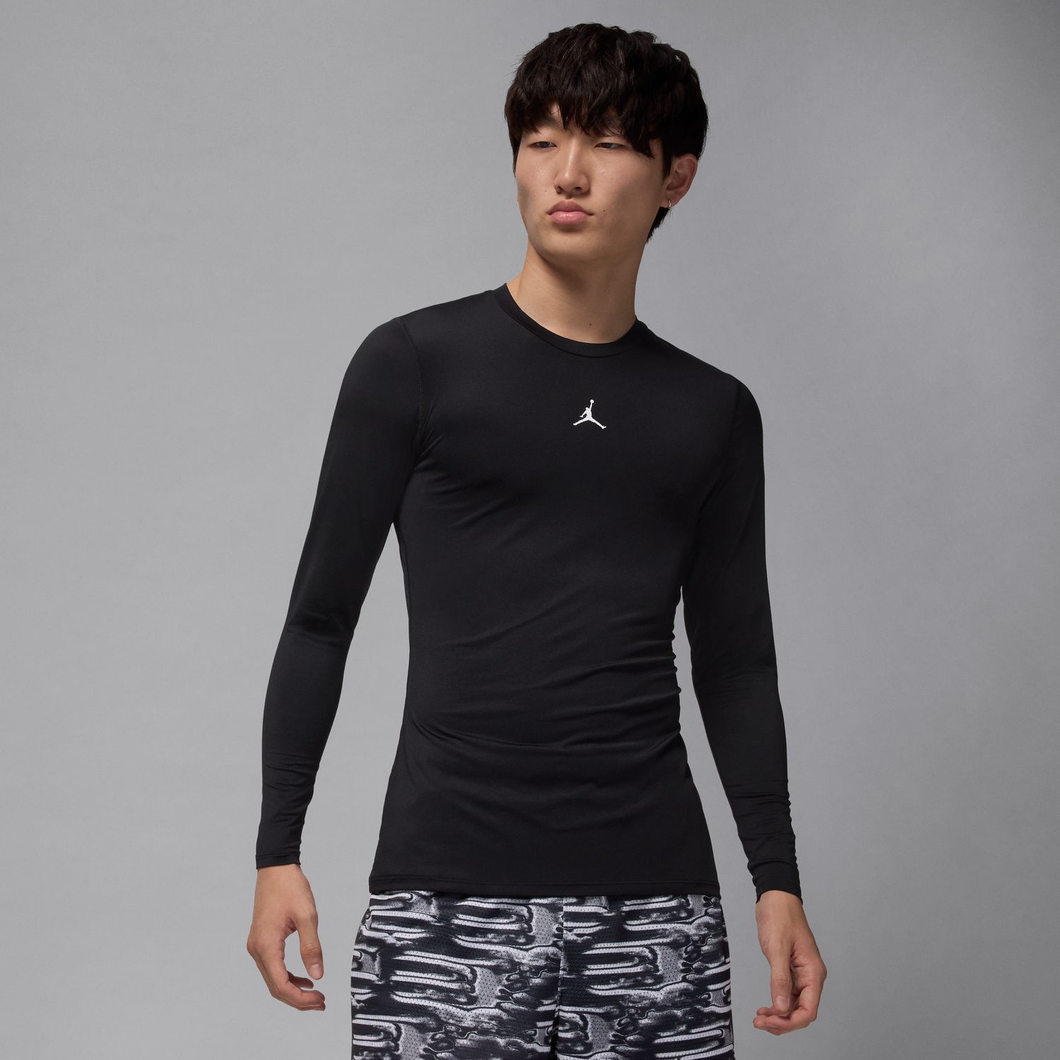Jordan Sport Dri-FIT Long-Sleeve Base Layer Top Black - Pánské - Triko Jordan - Černé - HQ8683-010 - Velikost: XL