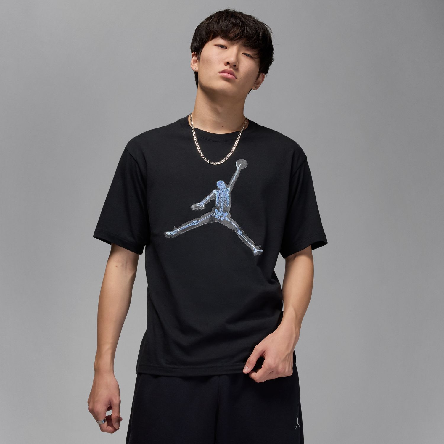 Jordan X-Ray Tee Black - Pánské - Triko Jordan - Černé - HQ8976-010 - Velikost: S