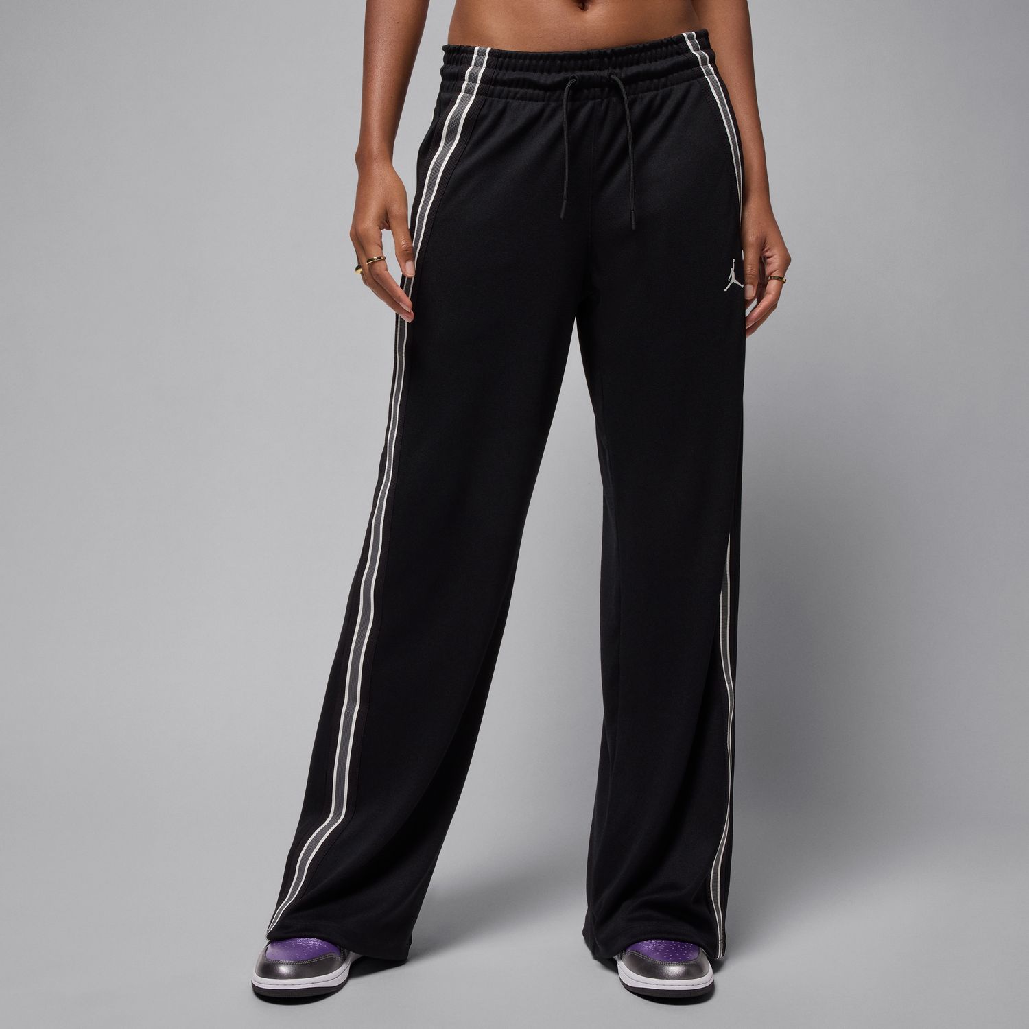 Jordan Brooklyn Wmns Track Pants Black - Dámské - Kalhoty Jordan - Černé - HQ9218-010 - Velikost: S