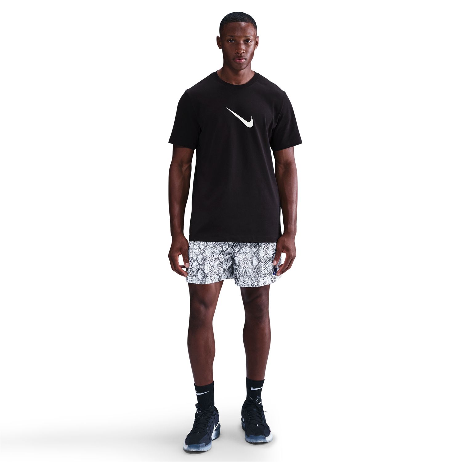 Nike Giannis Tee Black - Pánské - Triko Nike - Černé - HV1693-010 - Velikost: 2XL