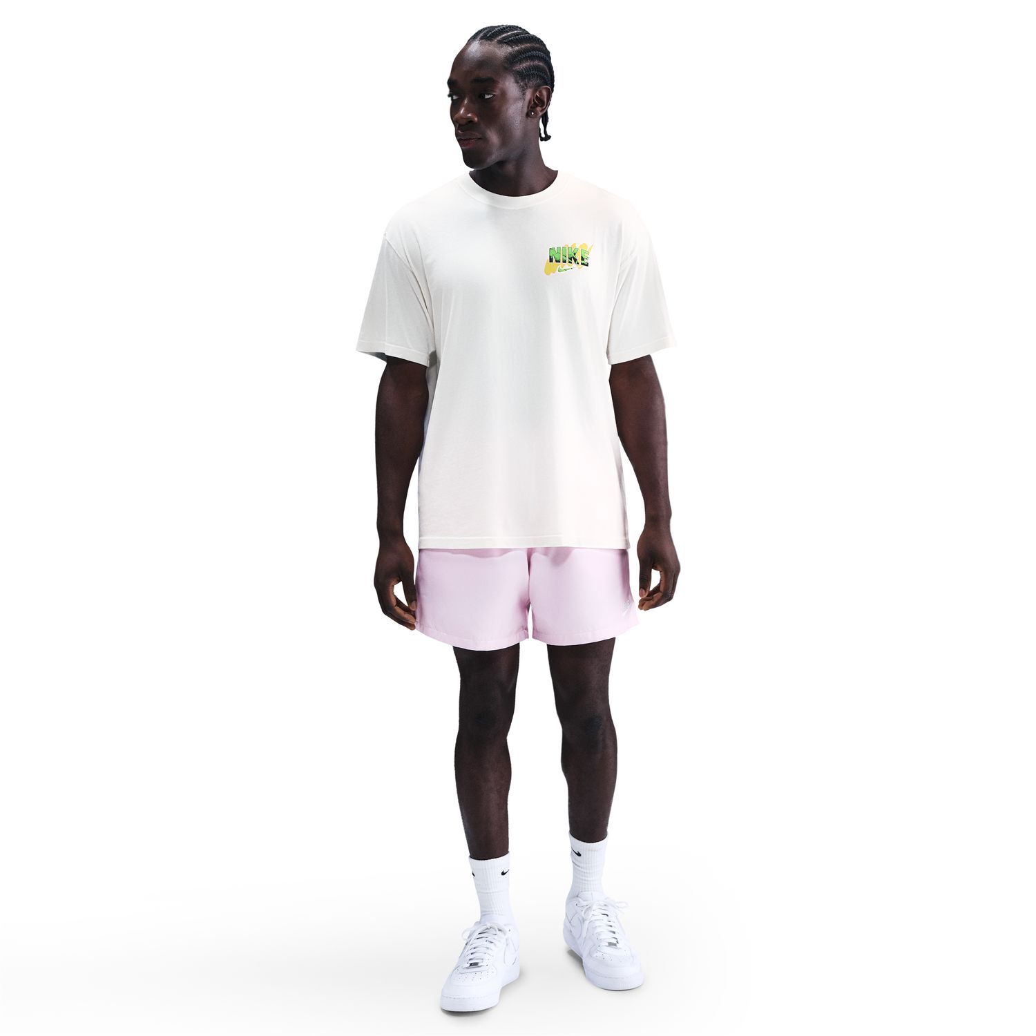 Nike M90 DNA Basketball Tee Sail - Pánské - Triko Nike - Bílé - HV1768-133 - Velikost: M