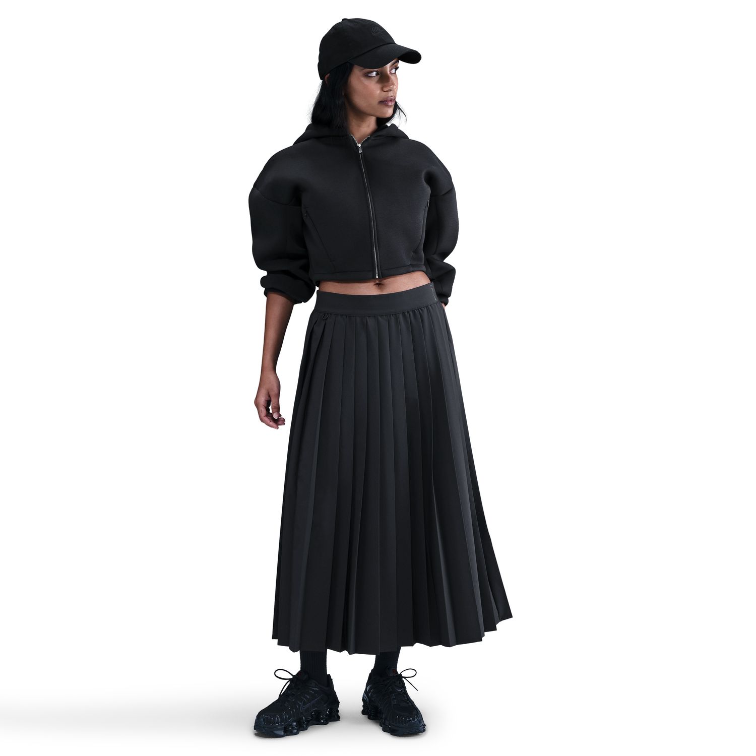 Nike Sportswear Wmns Full-Zip Jacket Black - Dámské - Bunda Nike - Černé - HV2076-010 - Velikost: L