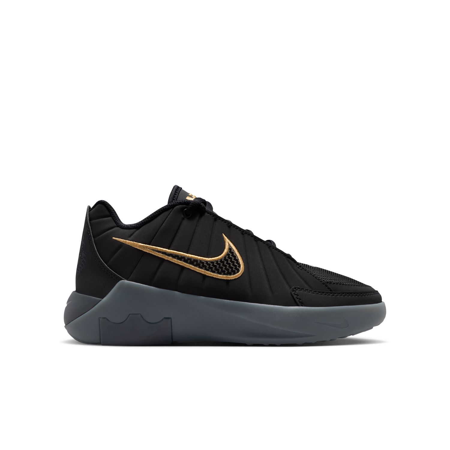 Nike LeBron Witness 9 "Black Iron Grey Gold" (GS) - Dětské - Tenisky Nike - Černé - HV2270-004 - Velikost: 39