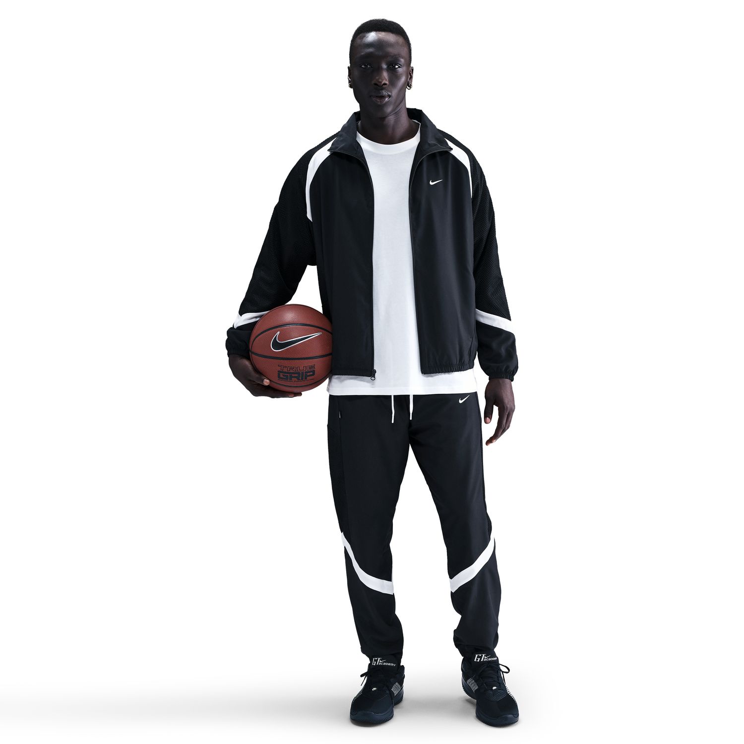 Nike Icon Woven Basketball Jacket Black - Pánské - Bunda Nike - Černé - HV3363-010 - Velikost: S