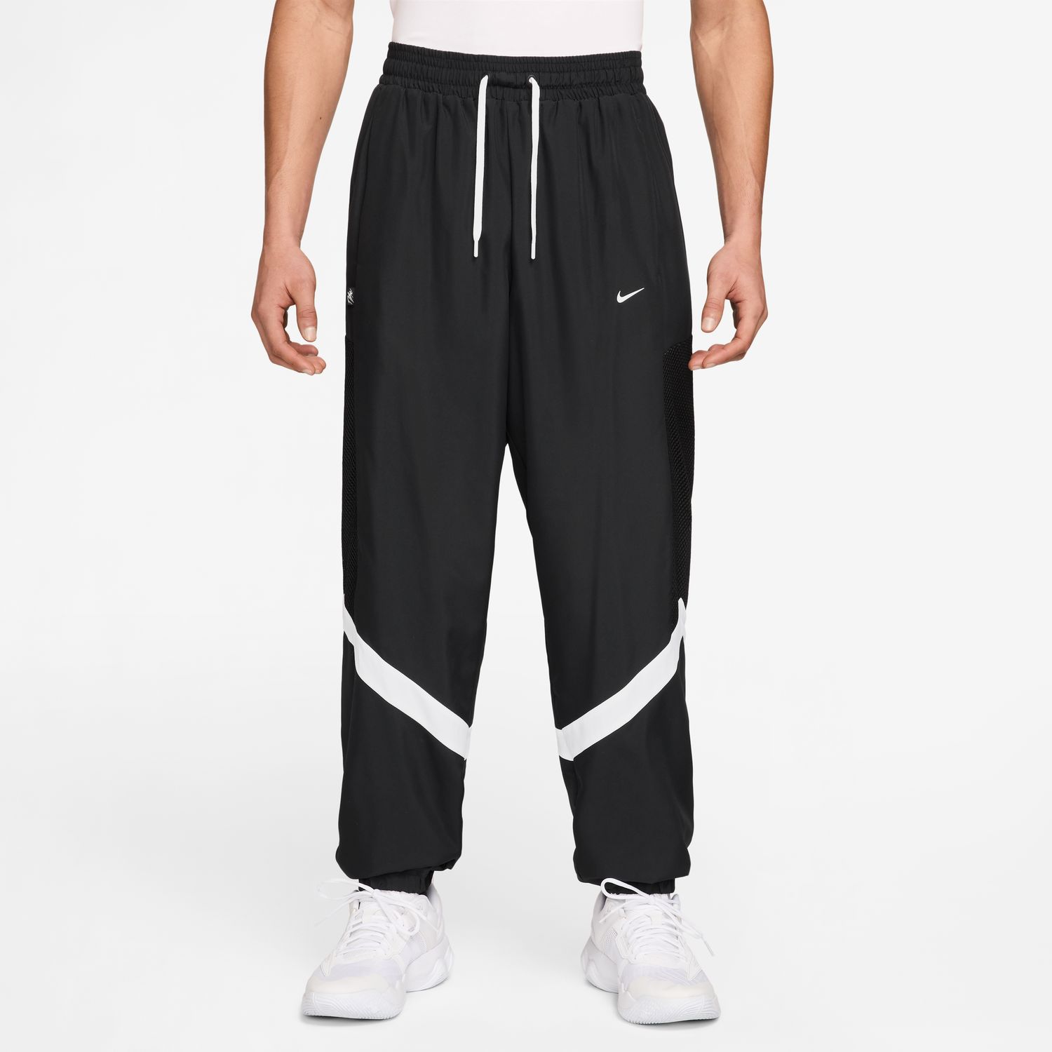 Nike Woven Basketball Pants Black - Pánské - Kalhoty Nike - Černé - HV3365-010 - Velikost: S