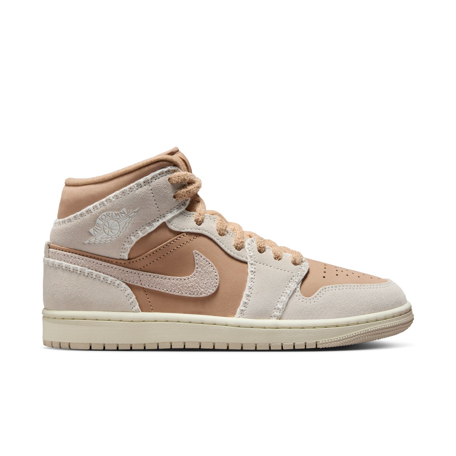 Air Jordan 1 Mid SE "Cozy Girl" Wmns - Dámské - Tenisky Jordan - Hnědé - HV4269-200 - Velikost: 42.5
