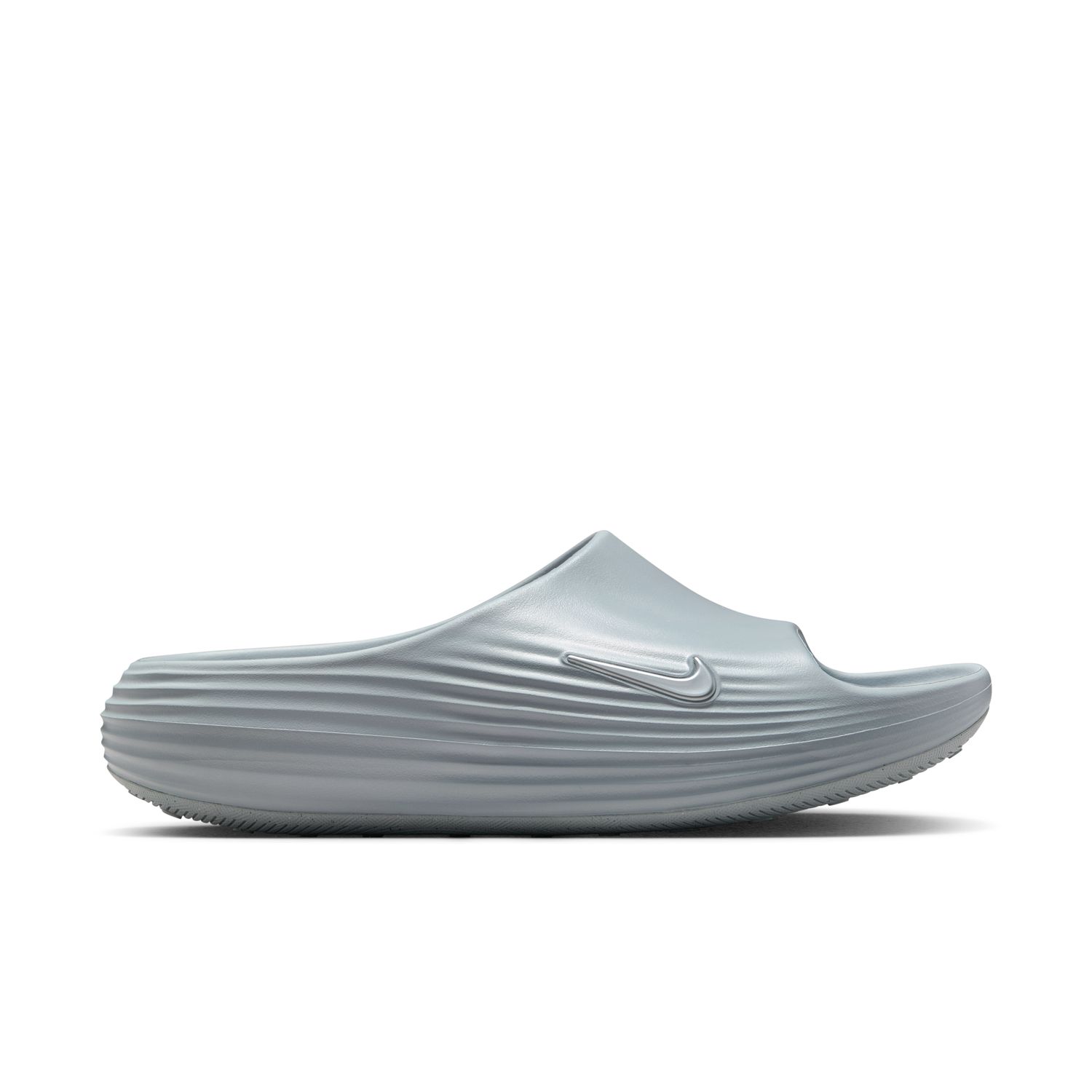 Levně Nike ReactX Rejuven8 Slides Wolf Grey - Pánské - Pantofle Nike - Šedé - HV4479-002