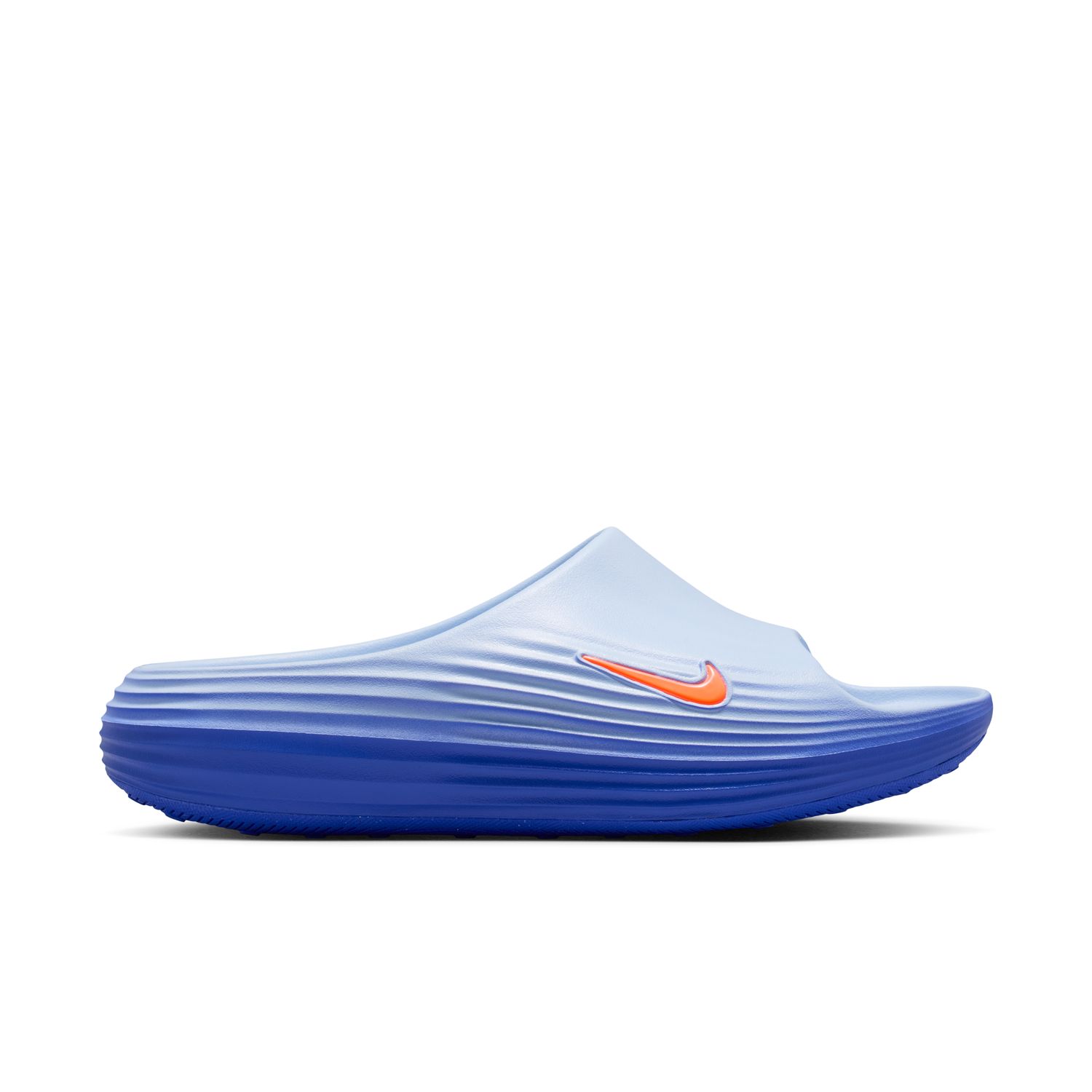 Levně Nike ReactX Rejuven8 Slides Hydrogen Blue - Pánské - Pantofle Nike - Modré - HV4479-405